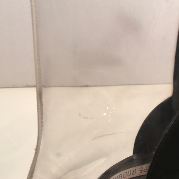 Cape Robbin Clear and Black Boots - Picture 5 of 8